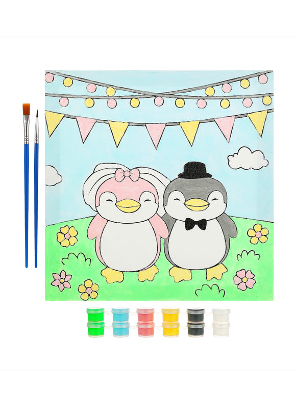 MINISO COLORING SET (WEDDING PENGUINS) 2010034912109 EDUCATIONAL TOYS