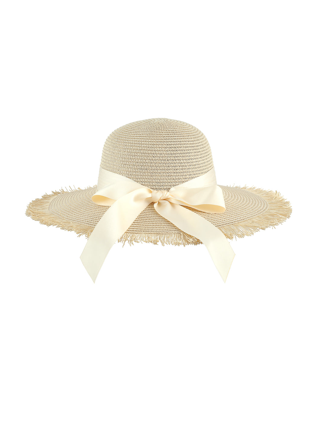 MINISO HAPPY VACATION STRAW HAT ( CREAMY WHITE ) 2010116710104 FASHIONABLE HAT-1