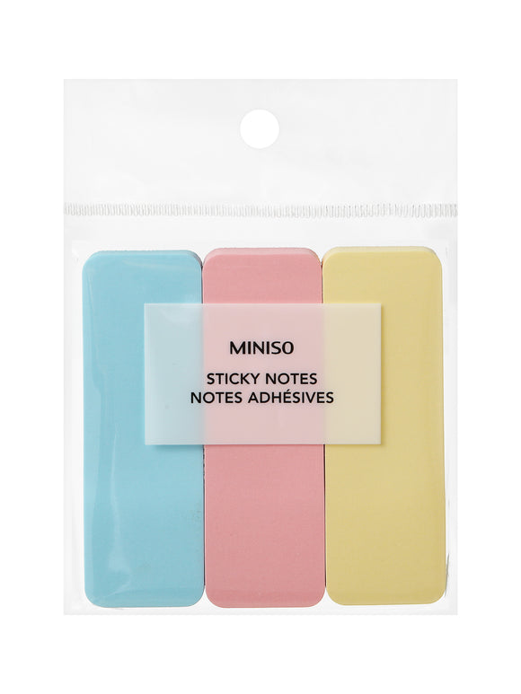 MINISO 75*25MM STICKY NOTES (150 SHEETS, 3 PCS) 2010252610108 STATIONERY