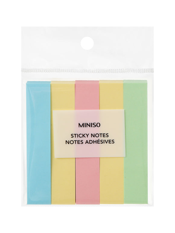 MINISO 75*15MM STICKY NOTES (5 PCS)(150 SHEETS) 2010252911106 STATIONERY