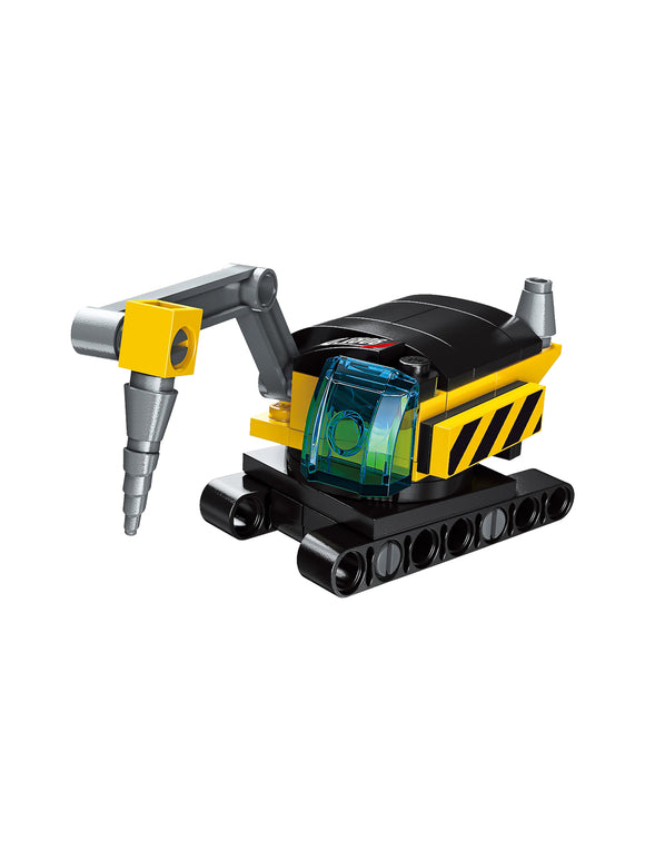 MINISO CONSTRUCTION VEHICLES BUILDING BLOCKS(DRILLING VEHICLE, 41 PCS) 2010374617108 BUILDING BLOCKS