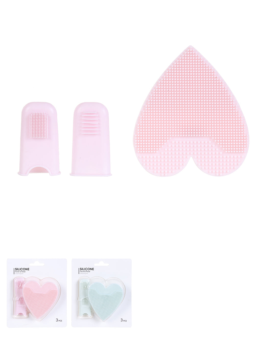 MINISO SILICONE FACE & NOSE CLEANSING KIT 2000003910106 FACIAL CLEANSING BRUSH