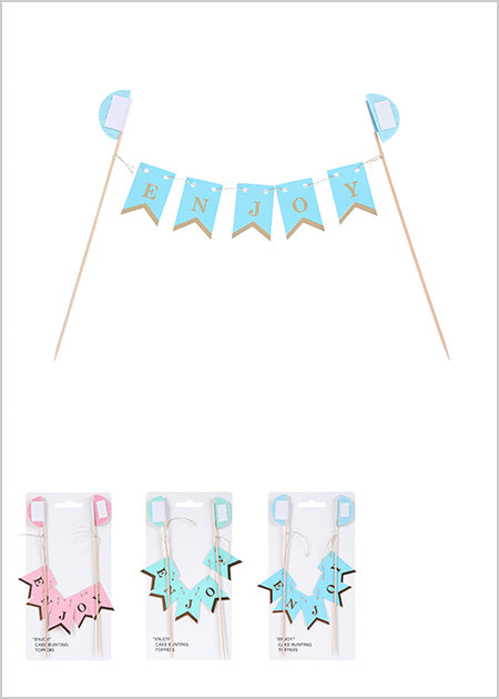 Miniso ENJOY Cake Bunting Toppers 2006871010108