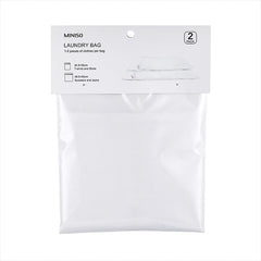 MINISO RECTANGLE LAUNDRY BAG- WHITE ( 2 PACK ) 0100046271 LAUNDRY BAG
