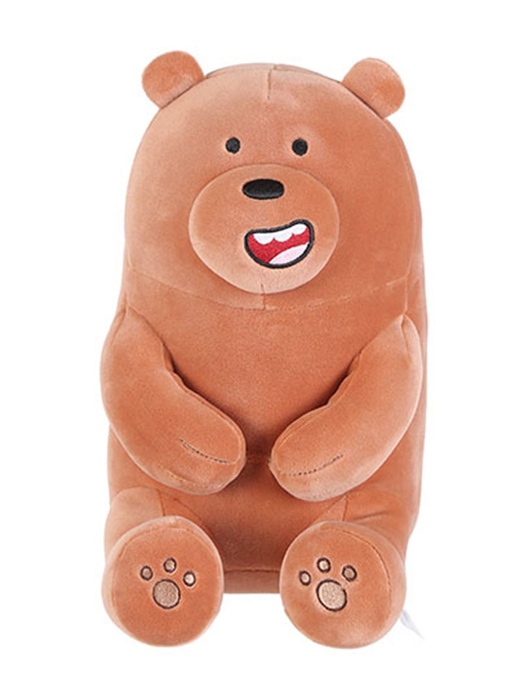 MINISO WE BARE BEARS-LOVELY SITTING PLUSH TOY ( GRIZZLY ) 0300021153 IP PLUSH