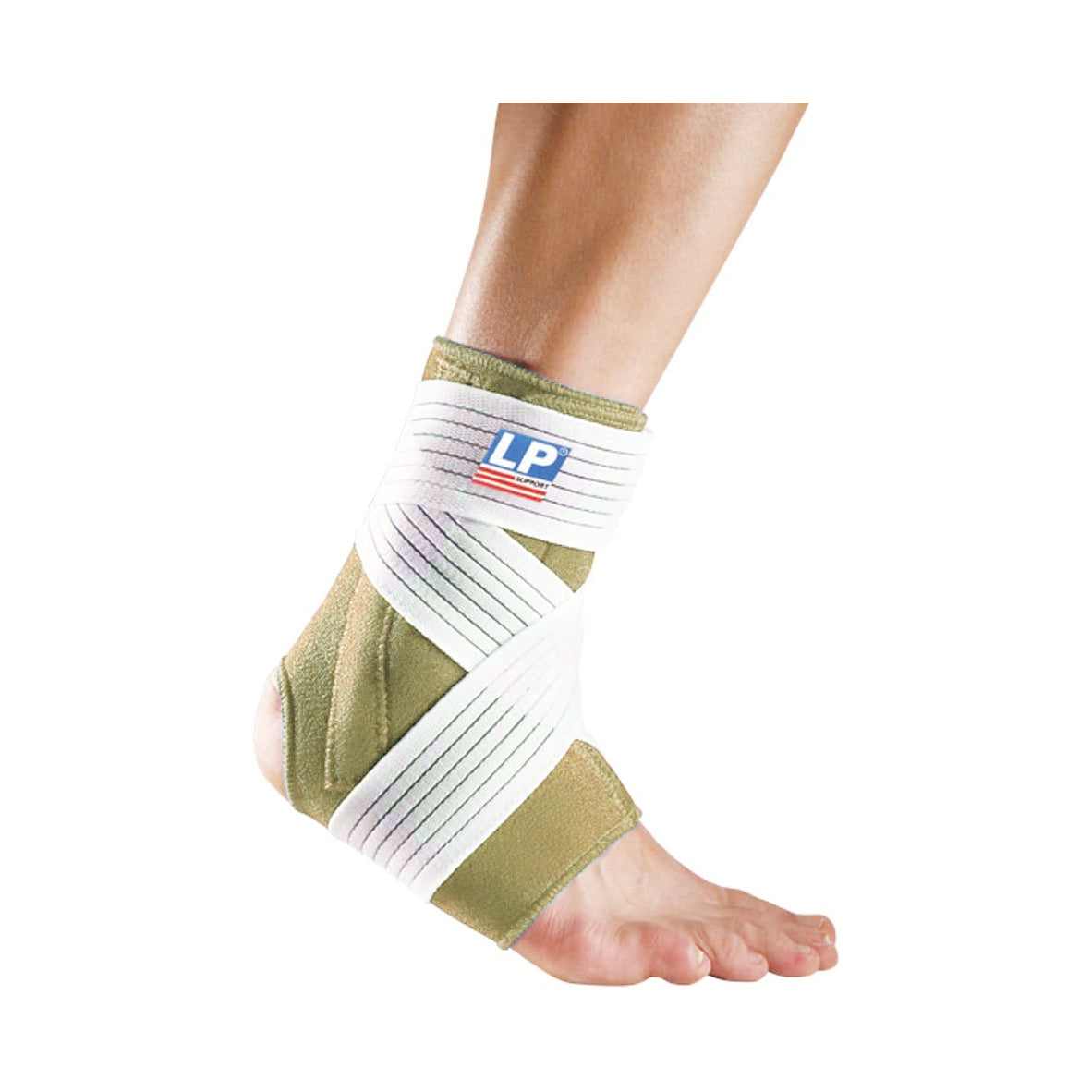 LP SUPPORT (WITH STAY AND STRAP) 775-TAN ANKLE SUPPORT