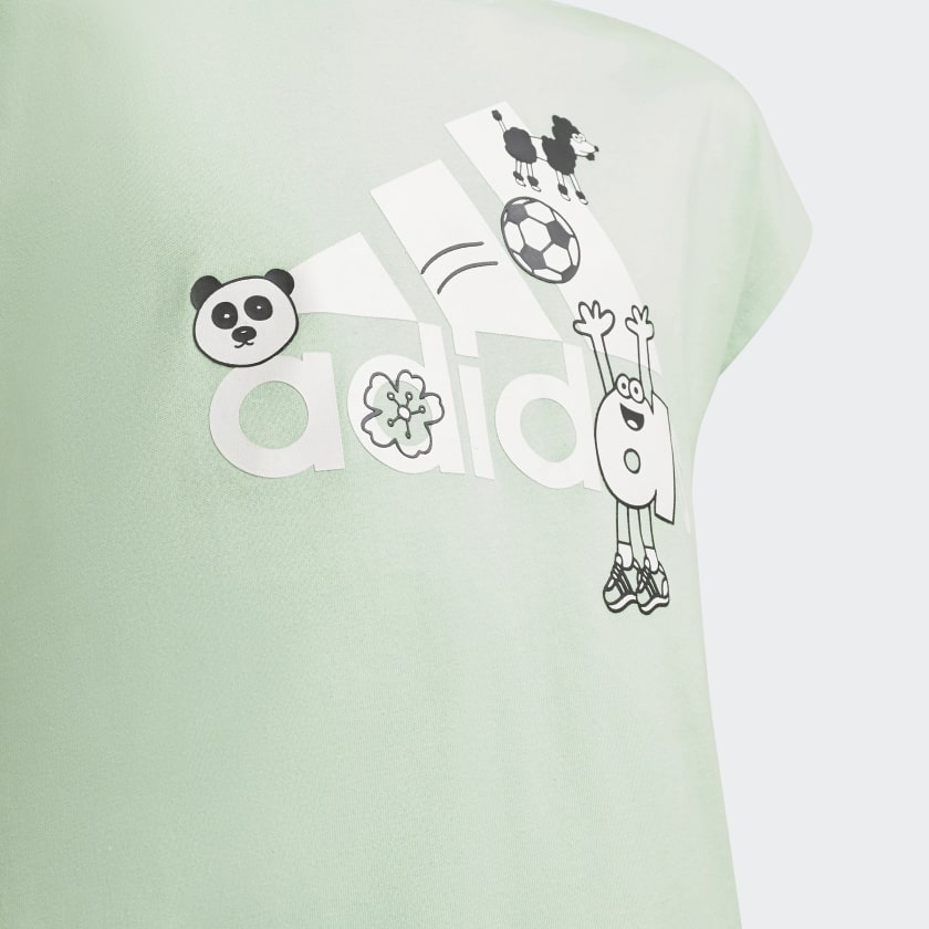 ADIDAS G ART TEE GF0282 TOP SHORT SLEEVE TRAINING (YG)