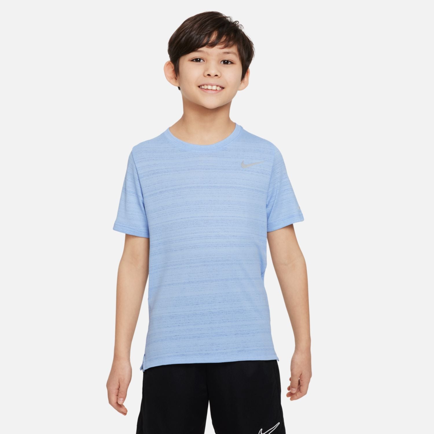 NIKE BDF SS MILER DD3055-479 T-SHIRT SHORT SLEEVE TRAINING (YB)