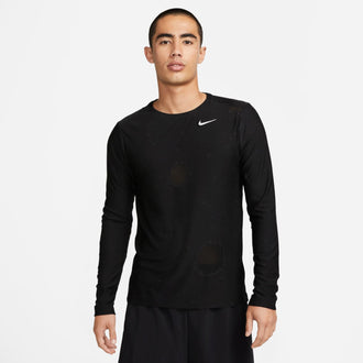 NIKE AS M NK DF LS AOP TOP DYE DX0887-010 COMPRESSION TOP LONG SLEEVE (M)