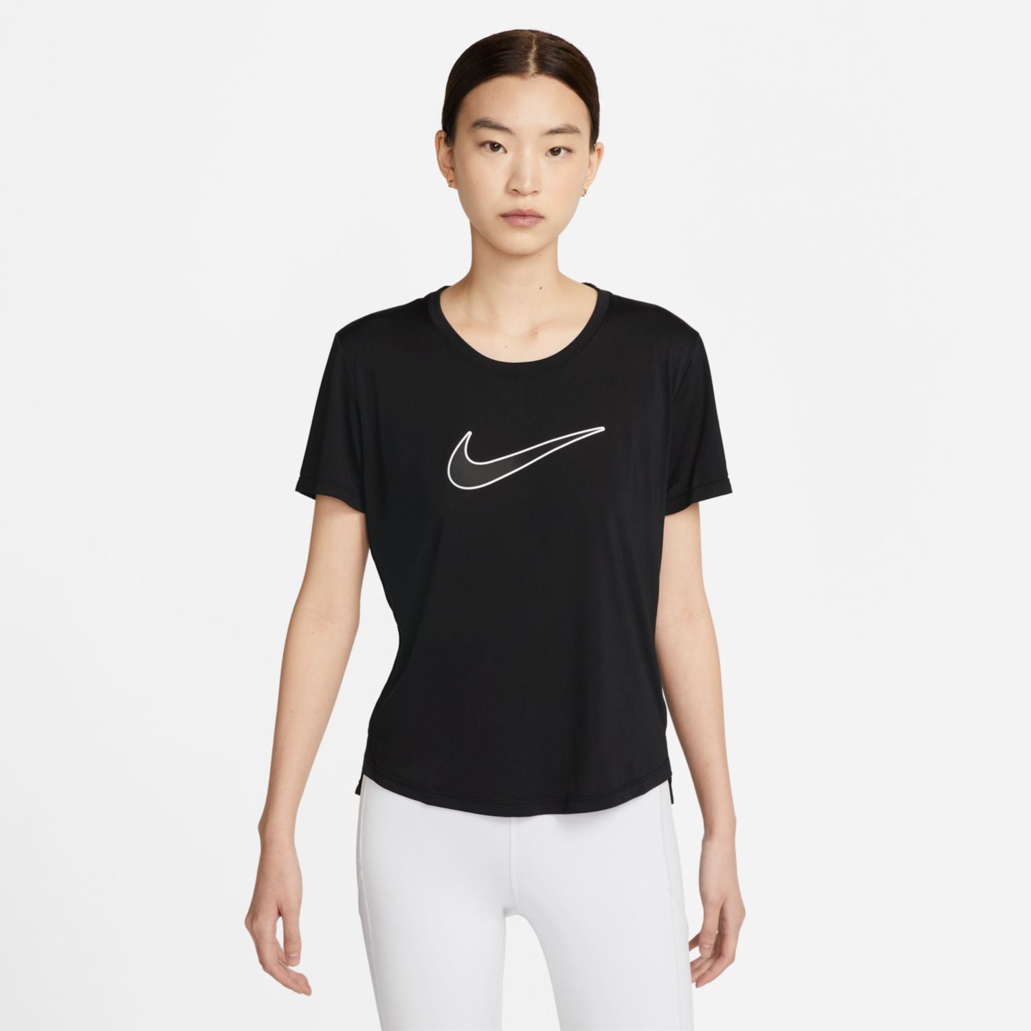 NIKE AS W  SS TOP SWRN DX4209-011 TOP RUNNING (W)