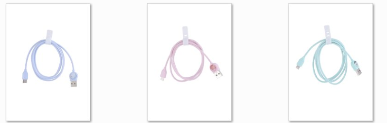 MINISO WE BARE BEARS-FAST CHARGE DATA CABLE, GRIZZLY 2008117410109 CHARGING CABLE WITH LIGHTNING CONNECTOR