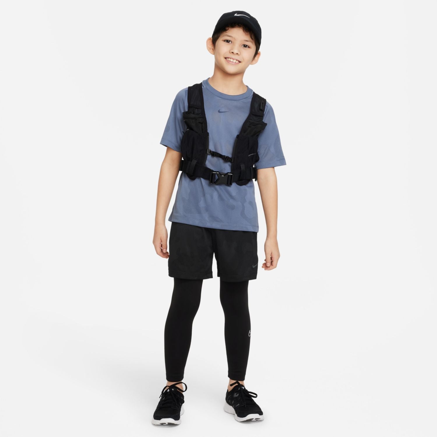 NIKE BDF MULTI + SS GEAR DOWN FB1283-491 T-SHIRT SHORT SLEEVE TRAINING (YB)
