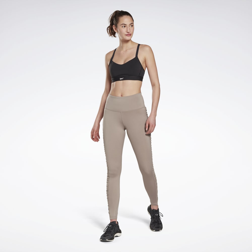 REEBOK S RUCHED HR TIGHT H56371 TIGHT FULL LENGTH RUNNING (W)