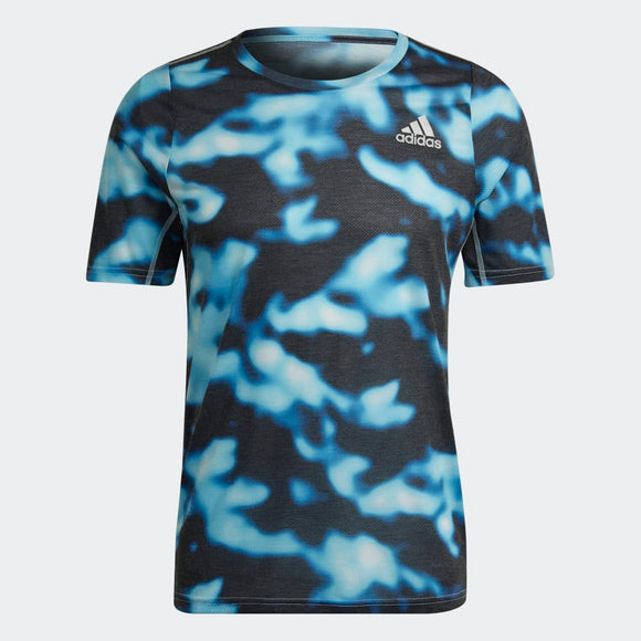 ADIDAS RUN ICONS AOP T HF8759 T-SHIRT SHORT SLEEVE RUNNING (M)