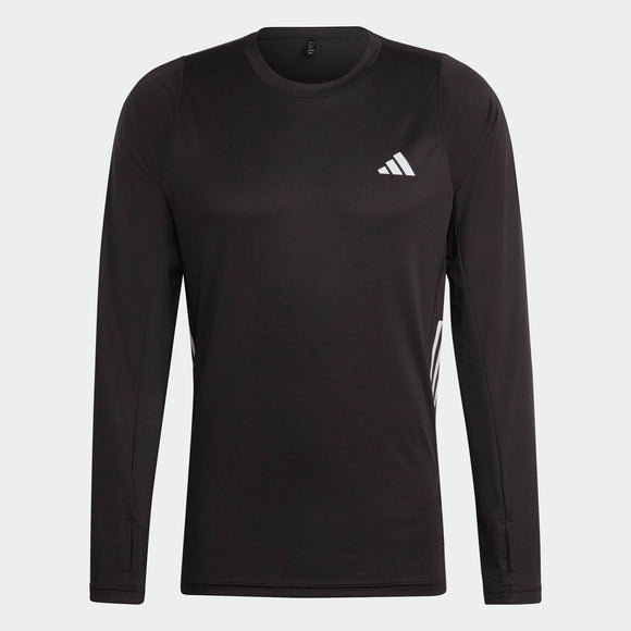 ADIDAS RUN ICONS 3S LS HN8024 T-SHIRT LONG SLEEVE RUNNING (M)