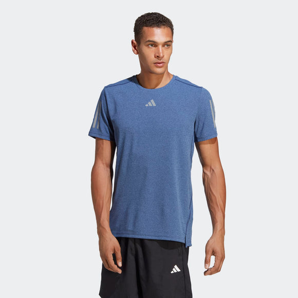 ADIDAS OTR HEATHER TEE HR6618 T-SHIRT SHORT SLEEVE RUNNING (M)