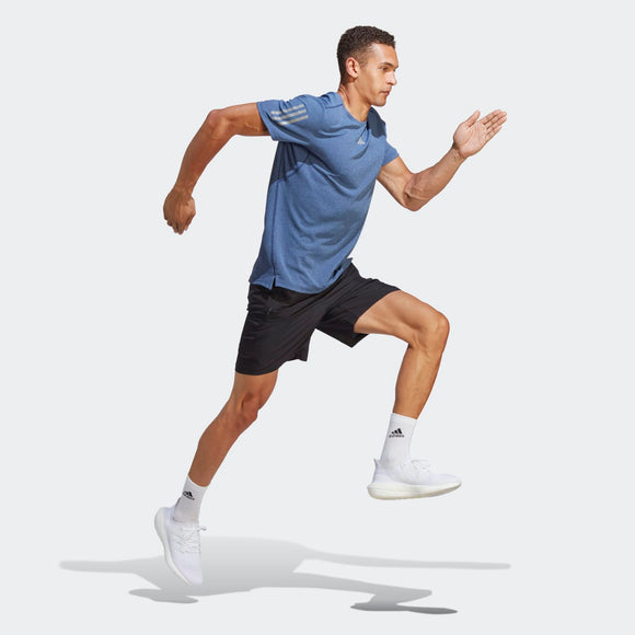 ADIDAS OTR HEATHER TEE HR6618 T-SHIRT SHORT SLEEVE RUNNING (M)