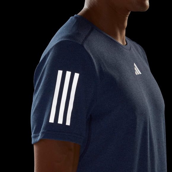 ADIDAS OTR HEATHER TEE HR6618 T-SHIRT SHORT SLEEVE RUNNING (M)