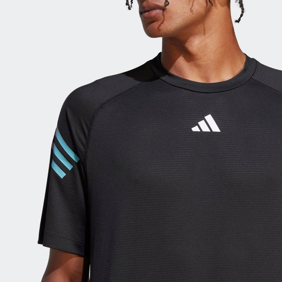 ADIDAS TI 3S TEE HS7520 T-SHIRT SHORT SLEEVE TRAINING (M)