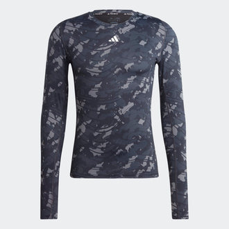 ADIDAS TF AOP LS TEE HS9797 T-SHIRT TRAINING LONG SLEEVE (M)