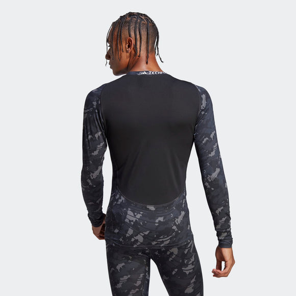 ADIDAS TF AOP LS TEE HS9797 T-SHIRT TRAINING LONG SLEEVE (M)