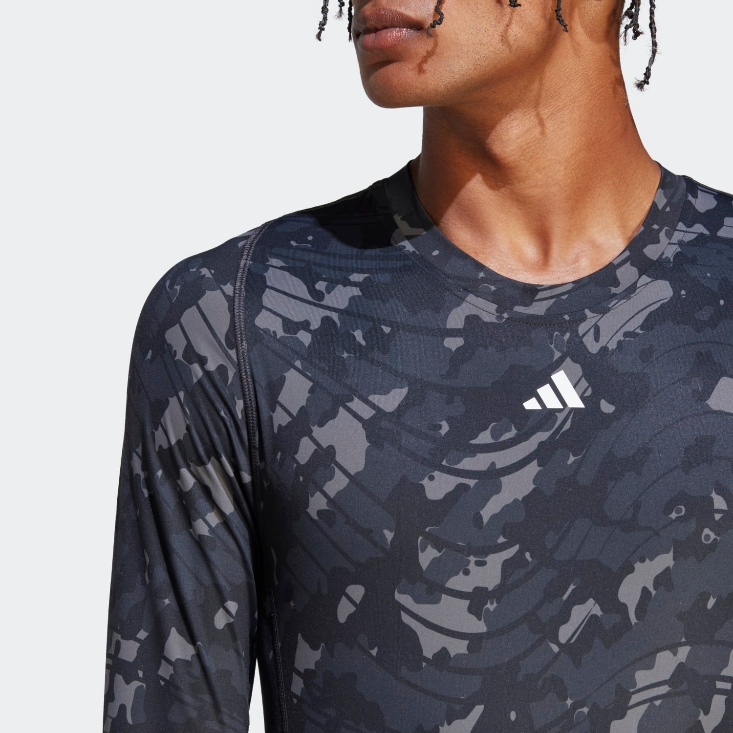 ADIDAS TF AOP LS TEE HS9797 T SHIRT TRAINING LONG SLEEVE M Sonee Sports