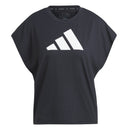 ADIDAS TI LOGO T HY9258 TOP SHORT SLEEVE TRAINING (W)-10