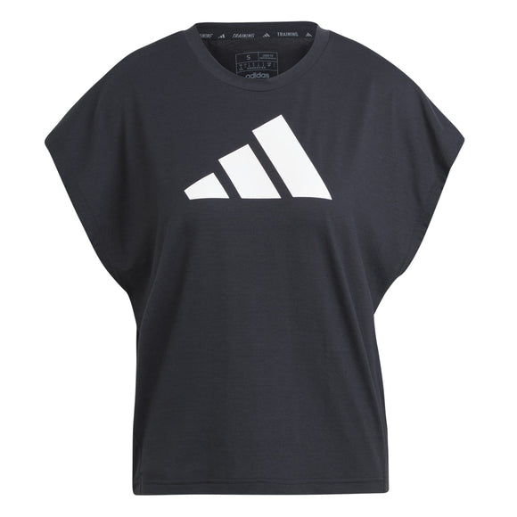 ADIDAS TI LOGO T HY9258 TOP SHORT SLEEVE TRAINING (W)