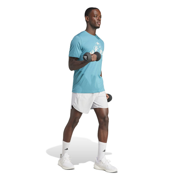 ADIDAS TR-ES+ TEE HZ3114 T-SHIRT SHORT SLEEVE TRAINING (M)