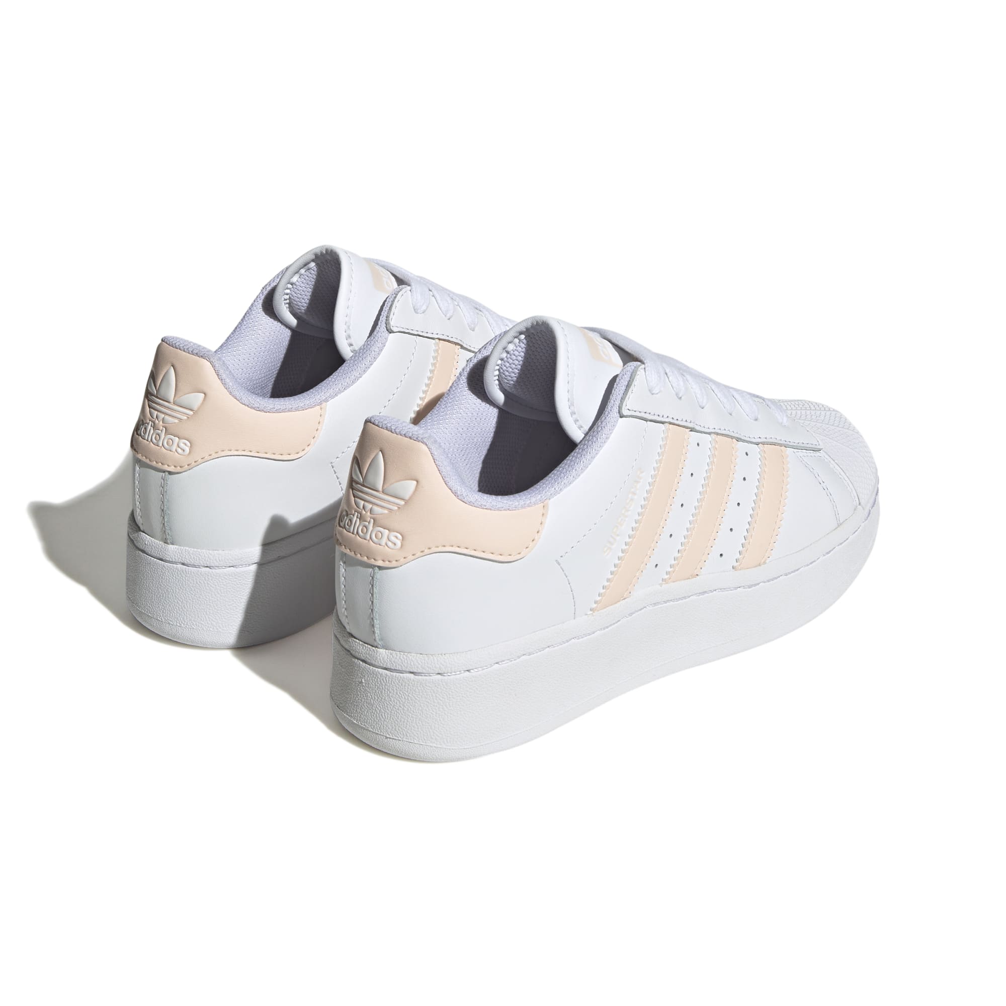Adidas superstar blanche outlet et rose gold