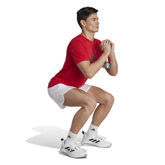 ADIDAS TR-ES+ TEE IJ9604 T-SHIRT SHORT SLEEVE TRAINING (M)