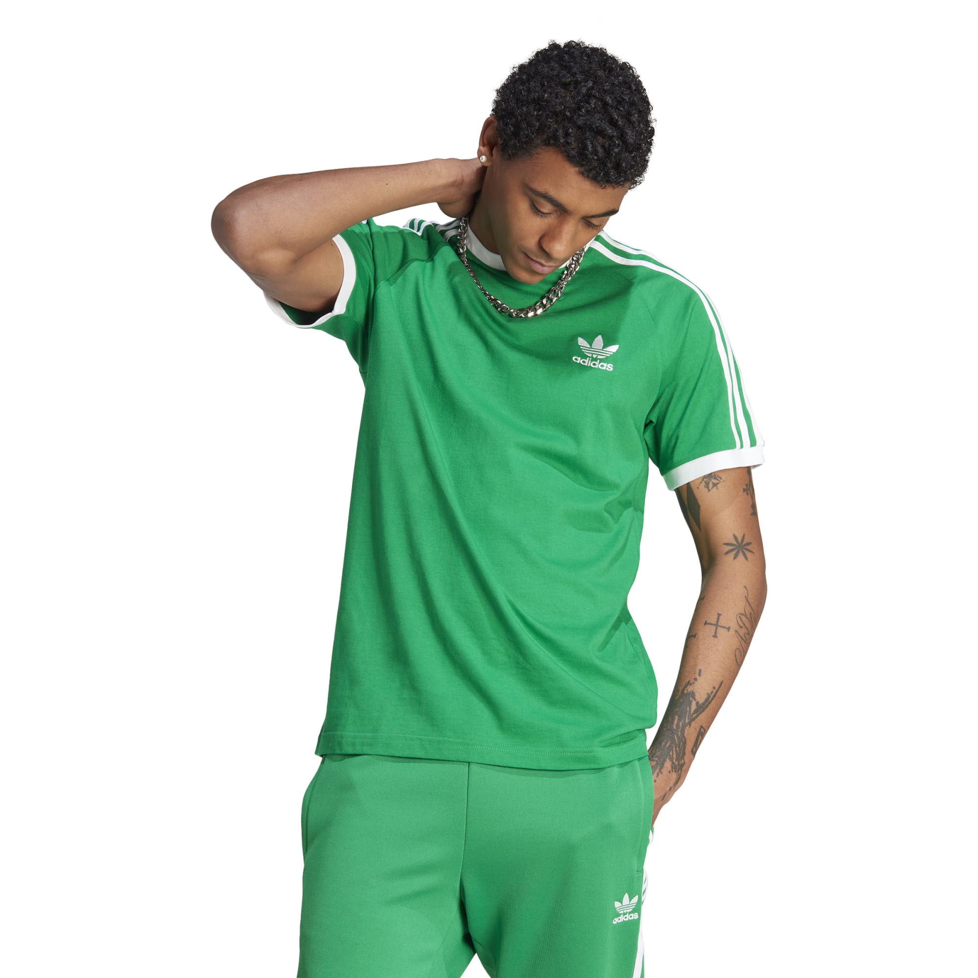 Adidas t-shirt ss deals 3stripes tee