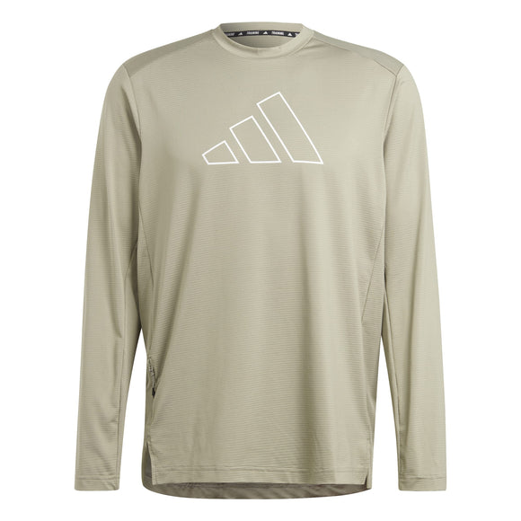 ADIDAS TI 3B LS TEE IN9808 T-SHIRT TRAINING LONG SLEEVE (M)