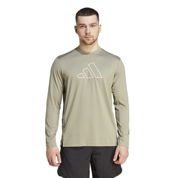 ADIDAS TI 3B LS TEE IN9808 T-SHIRT TRAINING LONG SLEEVE (M)