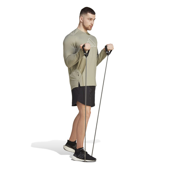 ADIDAS TI 3B LS TEE IN9808 T-SHIRT TRAINING LONG SLEEVE (M)