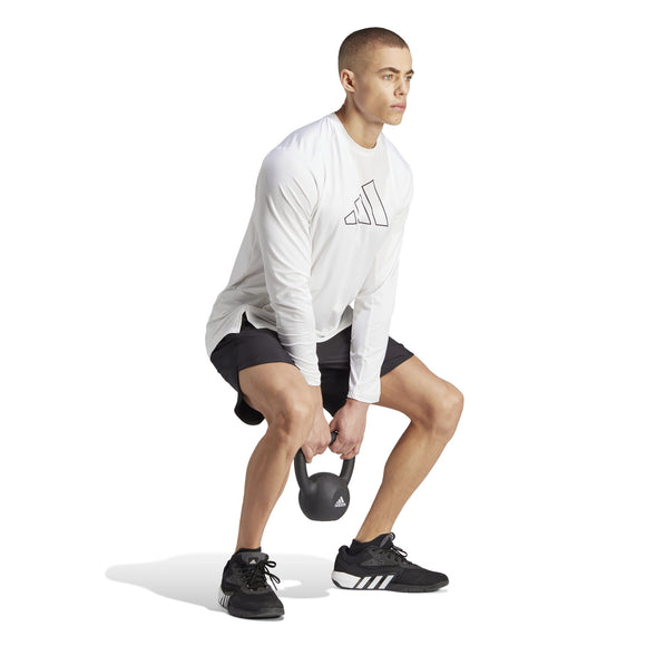 ADIDAS TI 3B LS TEE IN9809 T-SHIRT TRAINING LONG SLEEVE (M)