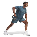 ADIDAS TI 3B TEE IN9821 T-SHIRT SHORT SLEEVE TRAINING (M)-4