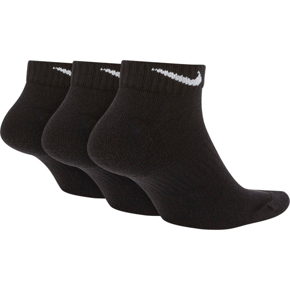 NIKE U EVERYDAY CUSH LOW 3PR SX7670-010 SOCKS ANKLE RUNNING (U)