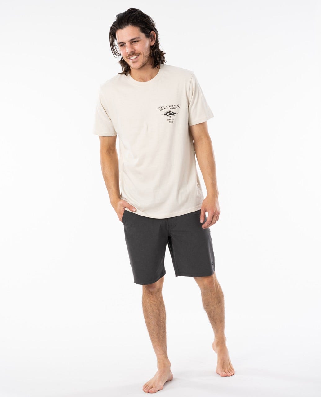 RIP CURL FADE OUT ICON CTESS9-3021 T-SHIRT SHORT SLEEVE (M) | Sonee Sports