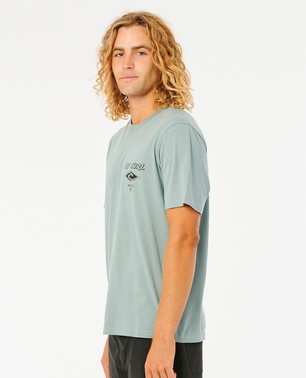 RIP CURL FADE OUT ICON CTESS9-4790 T-SHIRT SHORT SLEEVE (M)-2