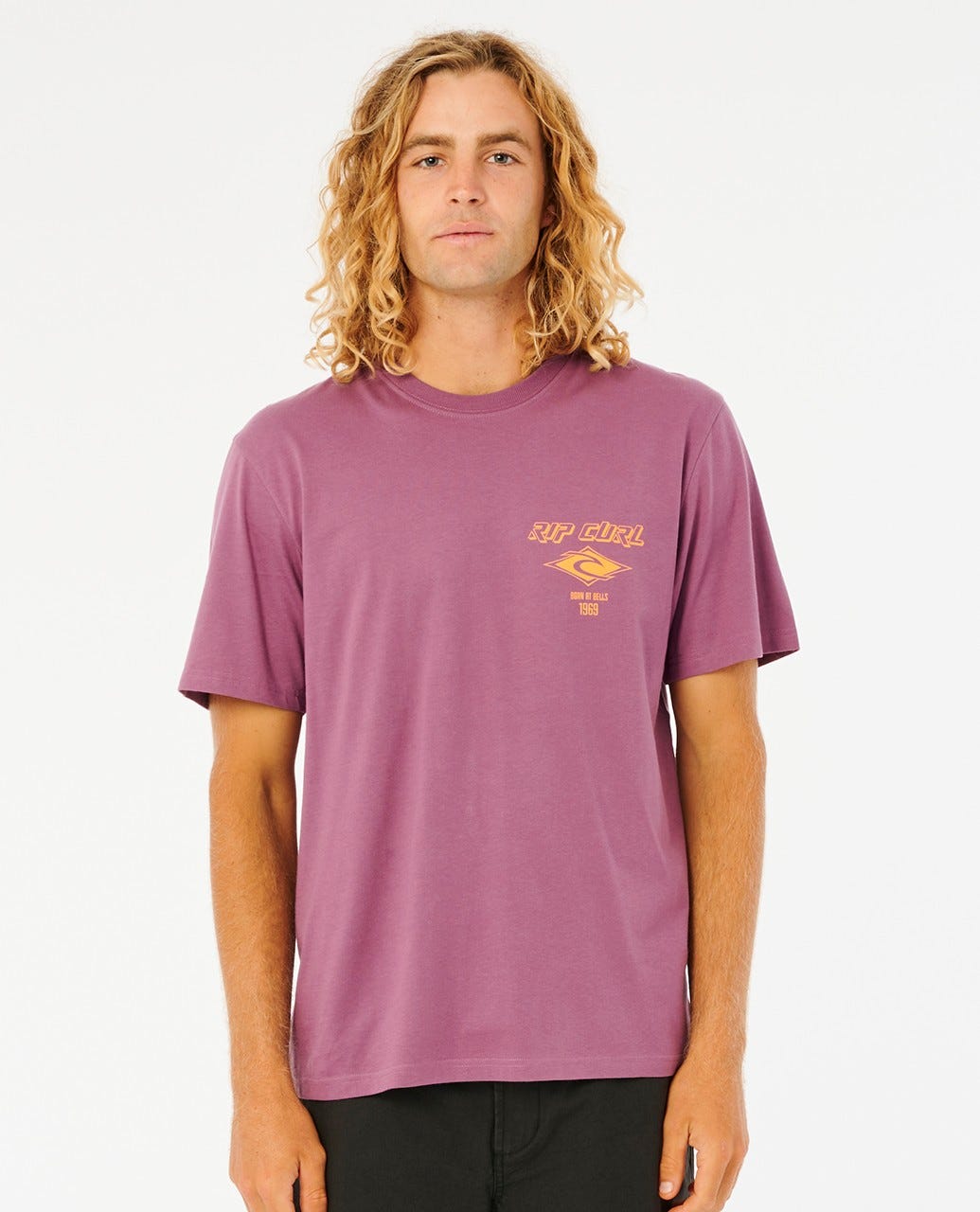 RIP CURL FADE OUT ICON CTESS9-9788 T-SHIRT SHORT SLEEVE (M)