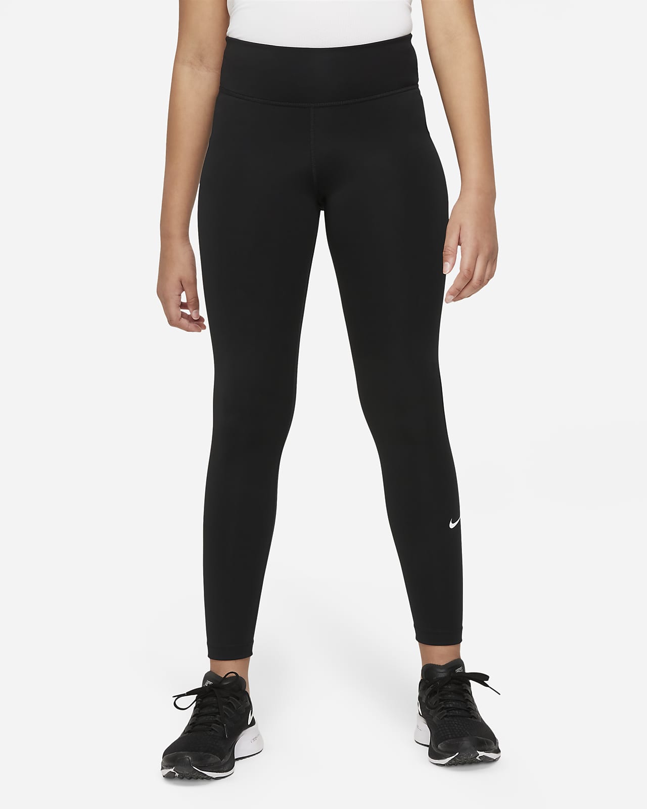 NIKE G DF ONE LEGGING DQ8836-010 TIGHT FULL LENGTH TRAINING (YG)