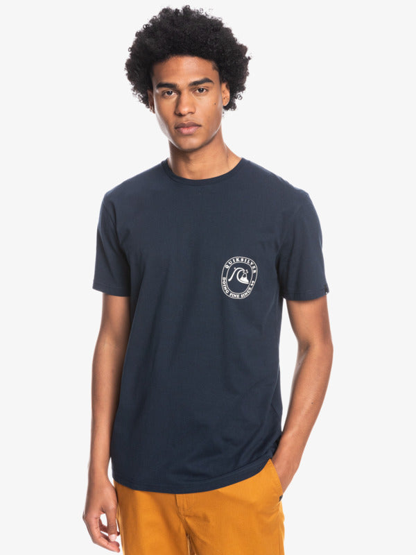 QUIKSILVER ROLLING WAVE SS M EQYZT06635-BYJ0 T-SHIRT SHORT SLEEVE (M ...