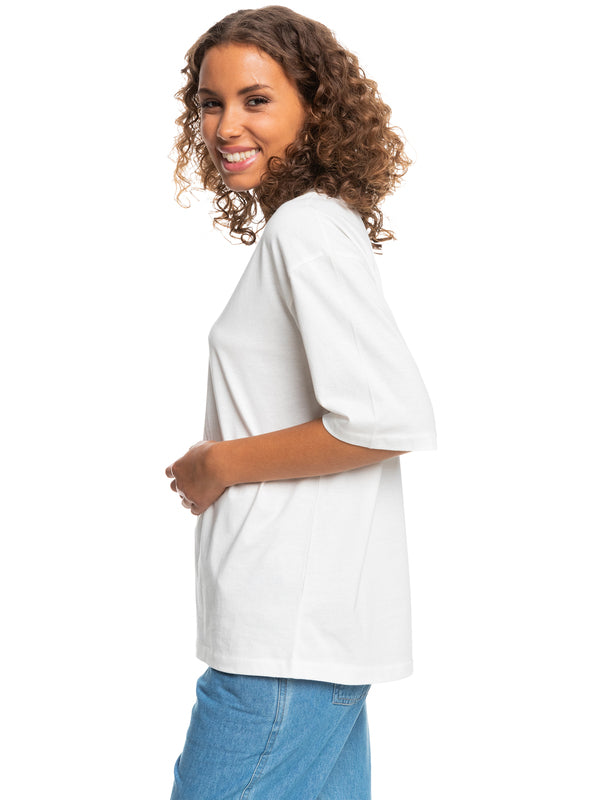 ROXY WAVE DAY ERJZT05426-WBK0 T-SHIRT SHORT SLEEVE (W)