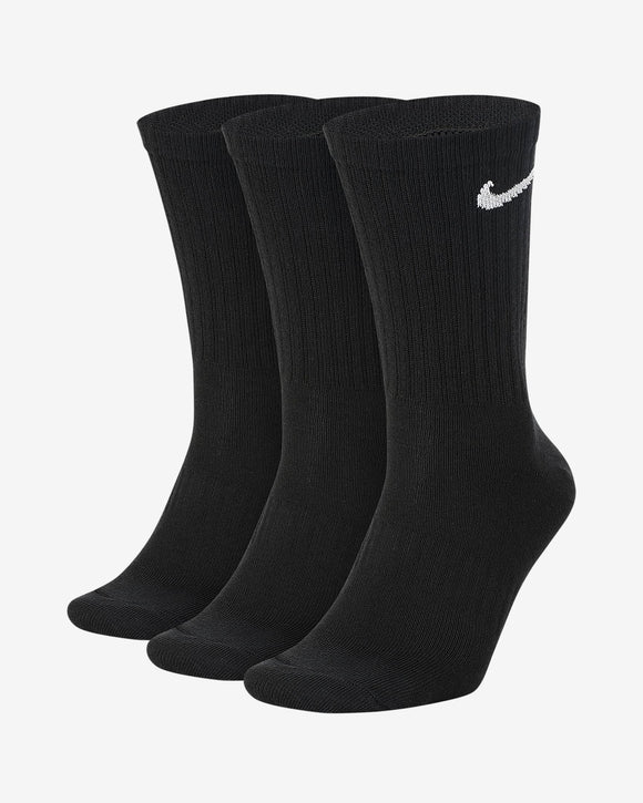 NIKE U EVERYDAY LTWT CREW 3PR SX7676-010 SOCKS ANKLE TRAINING (U)