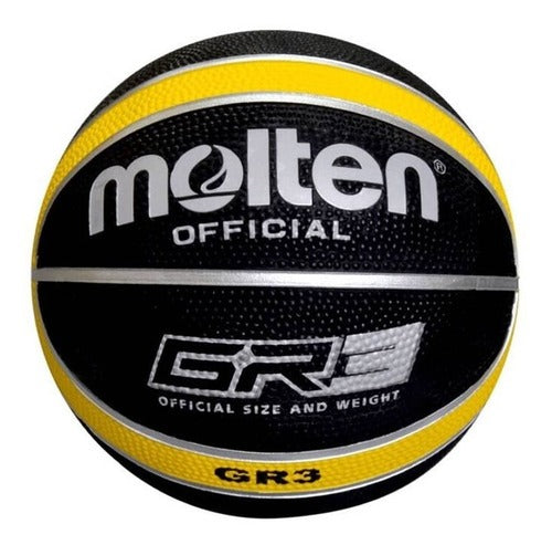 Molten Bgr3-Hawk-Black Basket Ball
