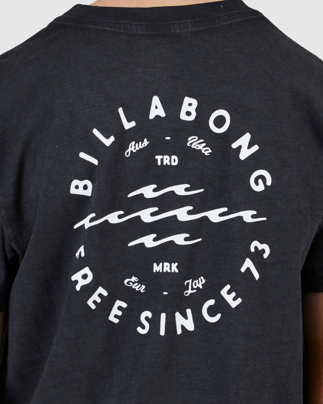 BILLABONG BIG WAVE DAZ B UBBZT00138-BLK T-SHIRT SHORT SLEEVE (YB)-5