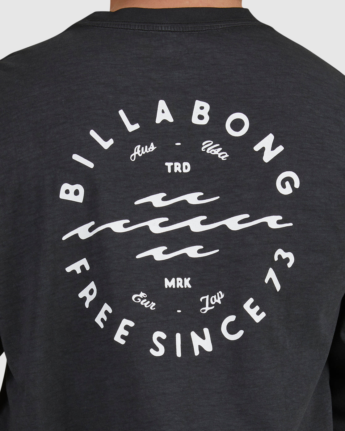 BILLABONG BIG WAVE DAZ UBYZT00263-BLK T-SHIRT SHORT SLEEVE (M)-4